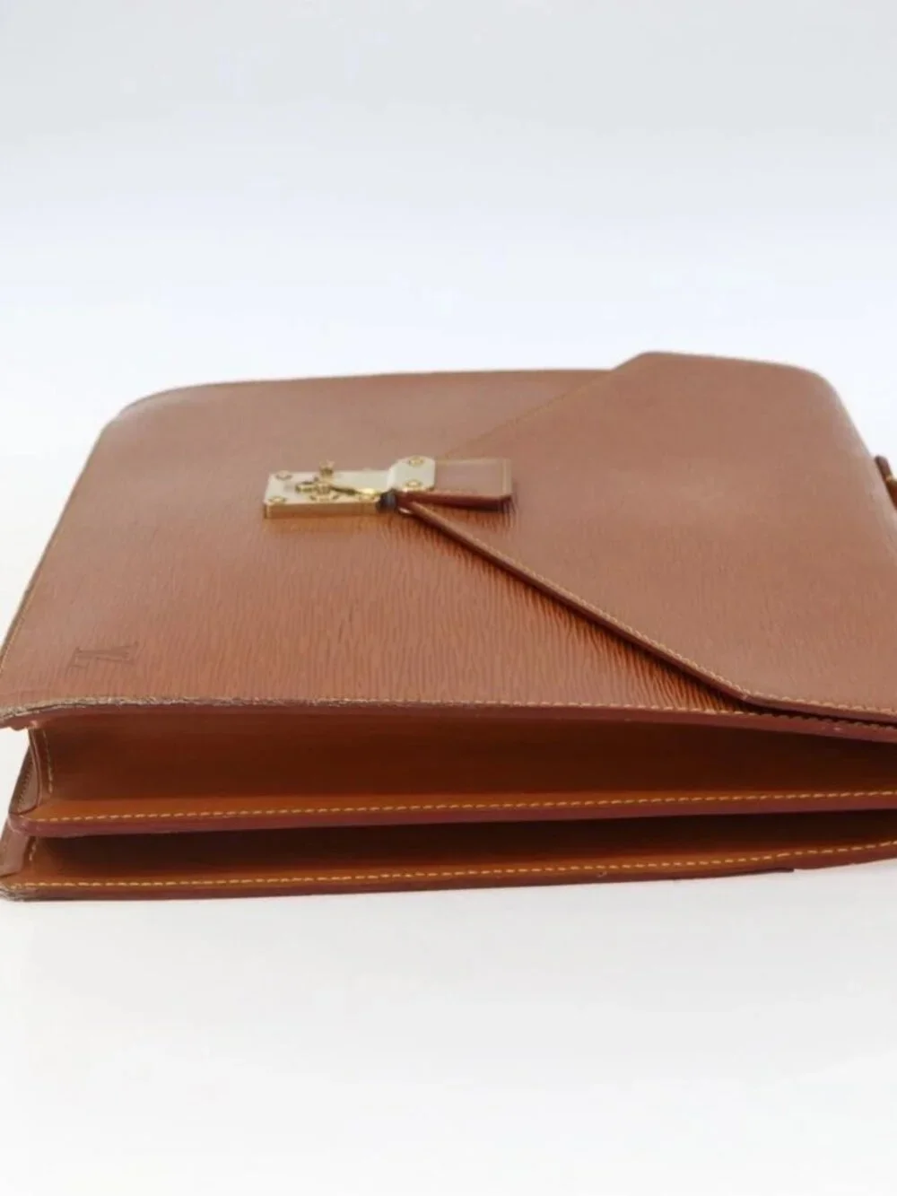 LOUIS VUITTON Epi Serviette Conseiller Zipangu Gold